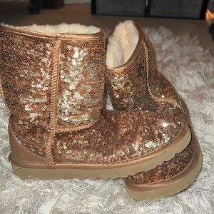 Knockoff sparkle UGG boots